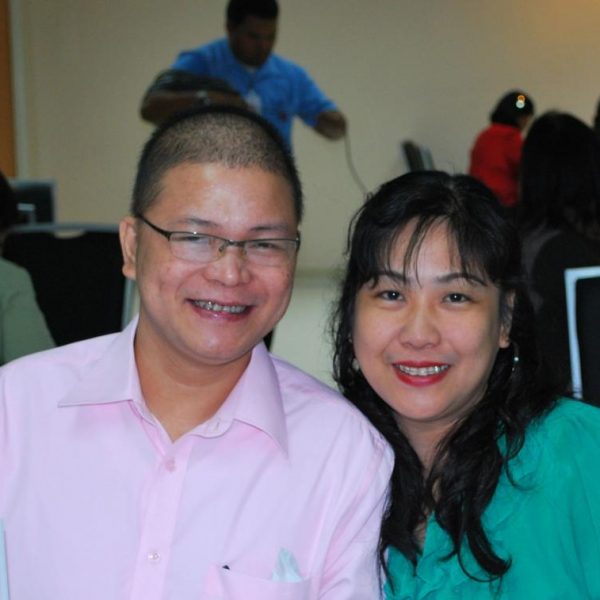 Dr. Johnel Candava, L (Leukemia Patient) with wife Ms. Emmalyn Candava